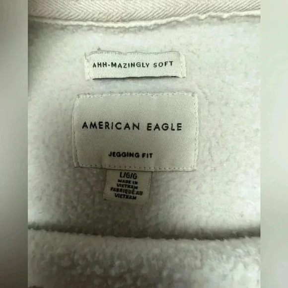 AMERICAN EAGLE ZEBRA OVERSIZED SWEATSHIRT SIZE LARGE - Picture 2 of 4